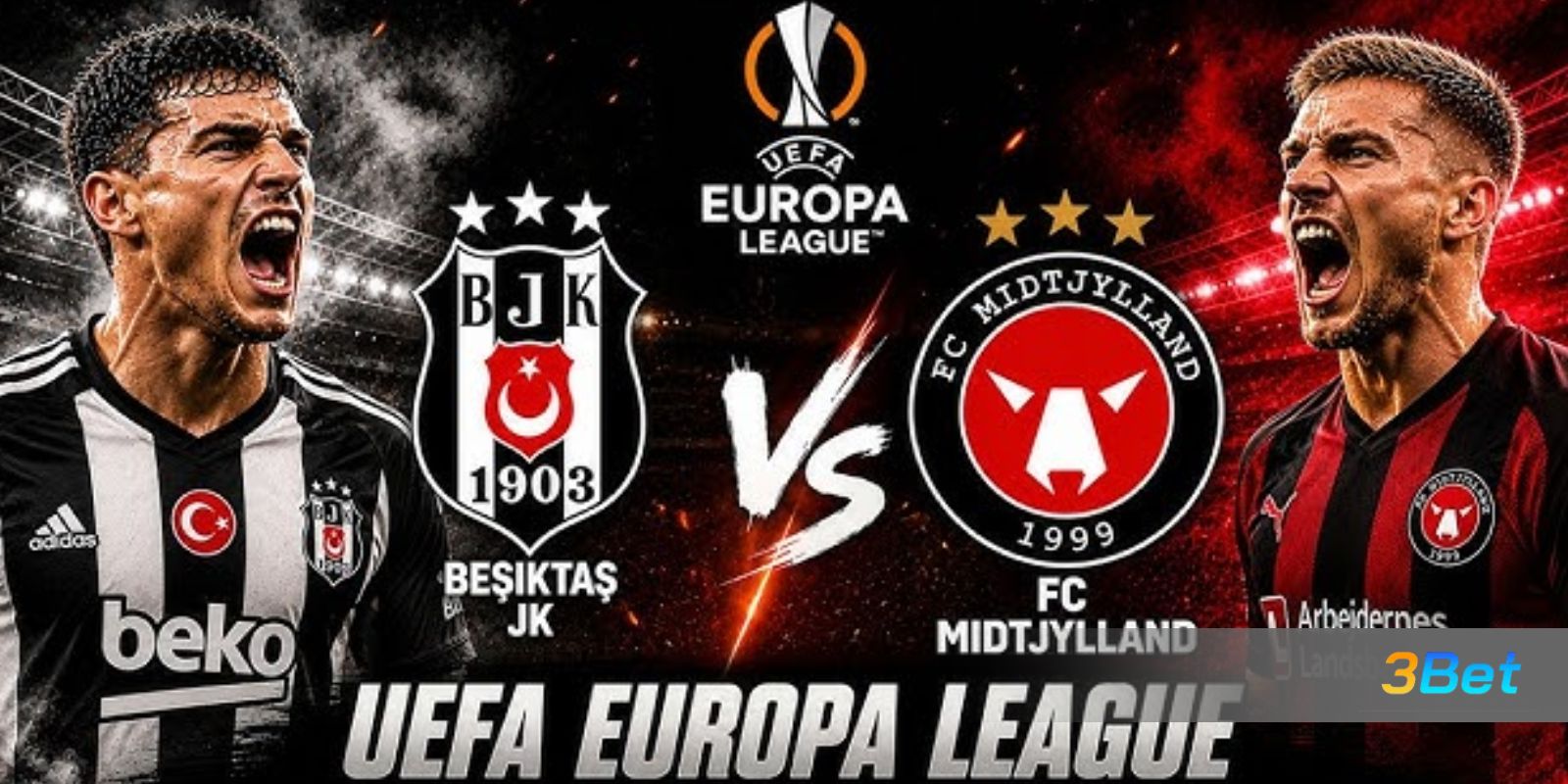 Tỷ lệ kèo Besiktas vs Midtjylland 01h00 ngày 24/07/2026