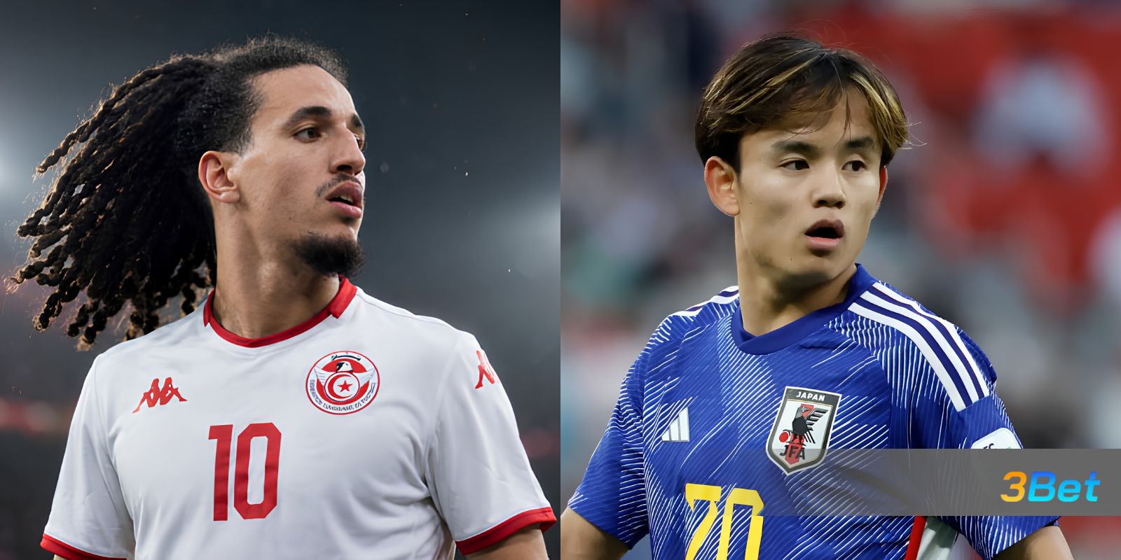 Soi kèo Tunisia vs Nhật Bản 11h00 ngày 21/06/2026 cùng 3BET
