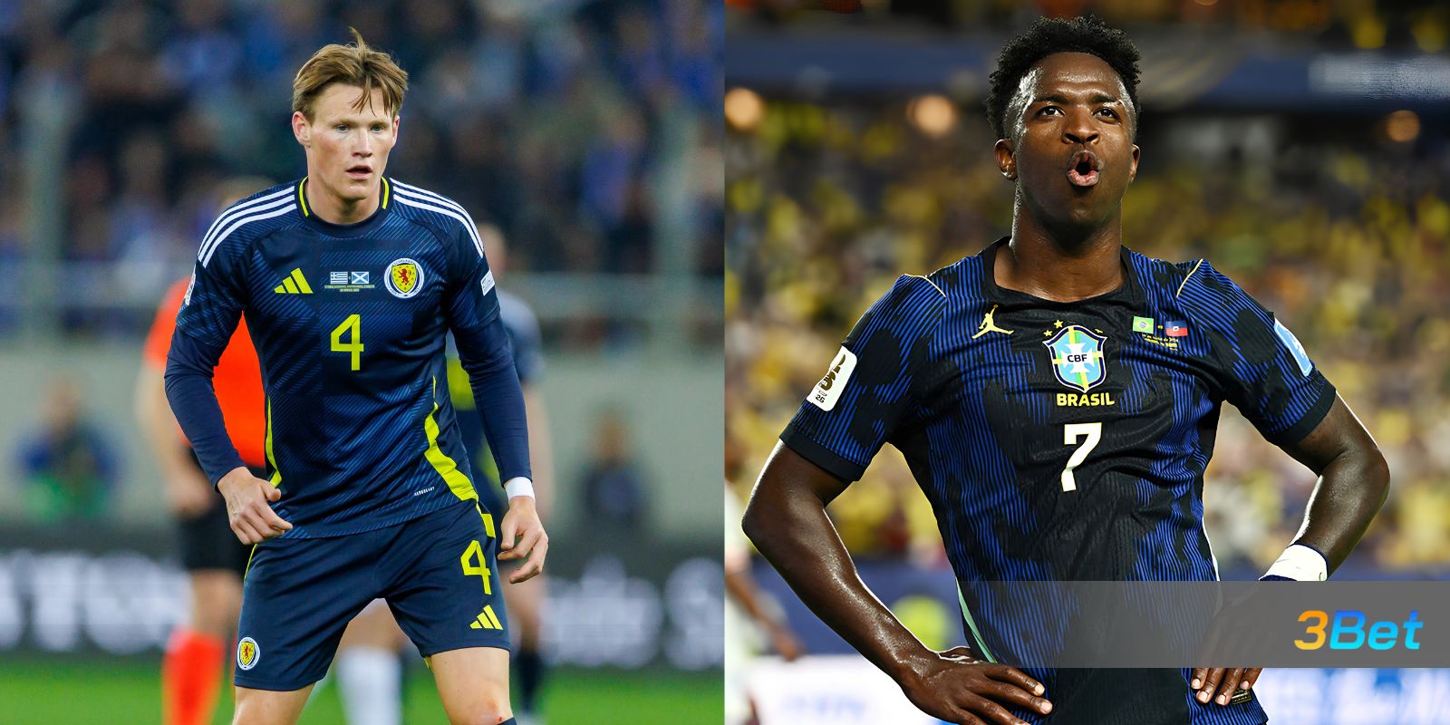 Soi kèo Scotland vs Brazil 05h00 ngày 25/06/2026 cùng 3BET