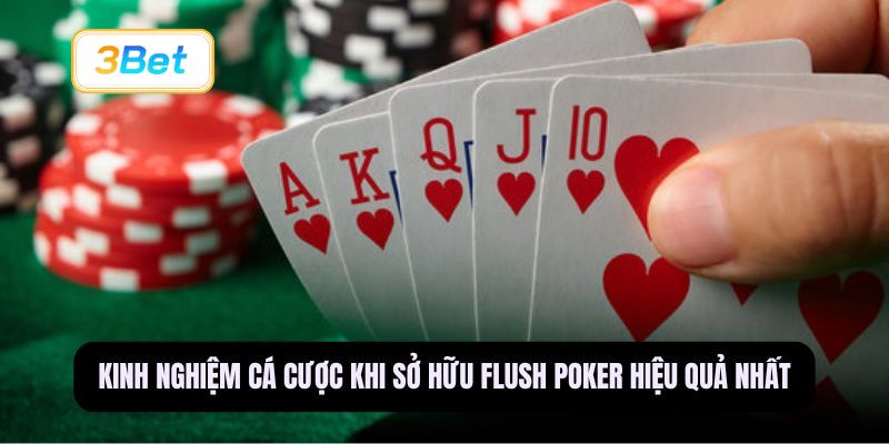 Kinh nghiệm cá cược khi sở hữu Flush Poker hiệu quả nhất
