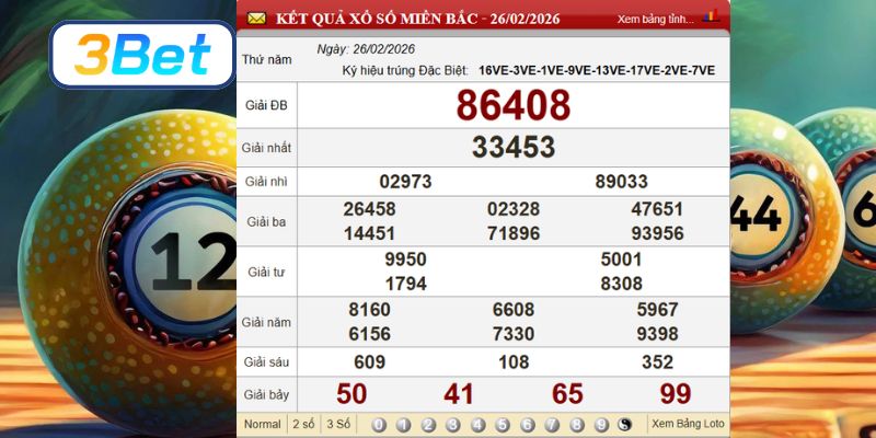 Cùng 3BET thống kê và soi cầu XSMB ngày 05/03/2026