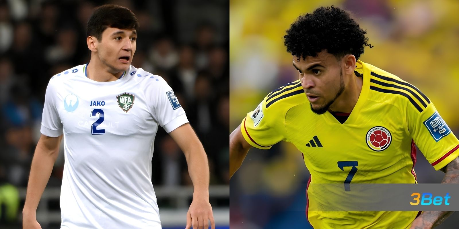 Soi kèo Uzbekistan vs Colombia 09h00 ngày 18/06/2026 cùng 3BET